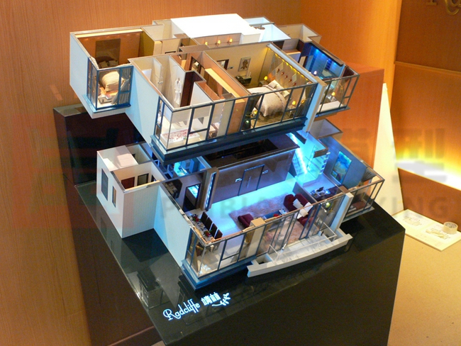 住宅剖面模型